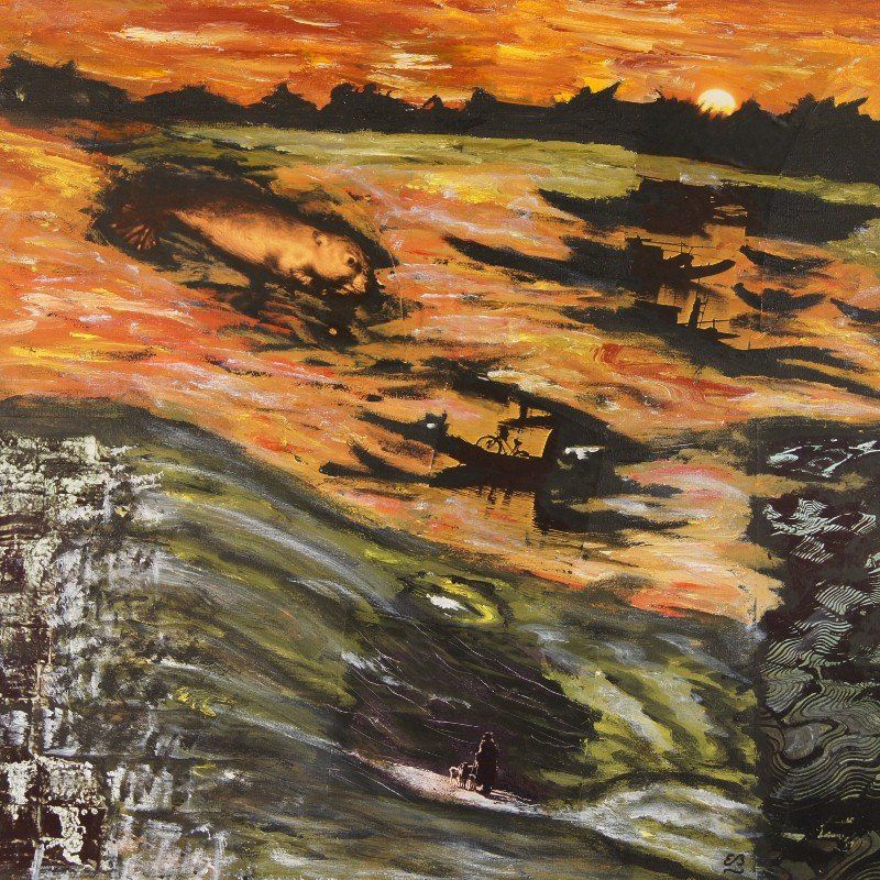 Dipinti: Surreale Collage: Beaver's life – Nuovo (secondo la descrizione) da Fribourg venduto da erw_68dx