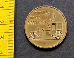 Jeton Antiquitäten A.E. Kammermann Genf, Oldtimer Auto