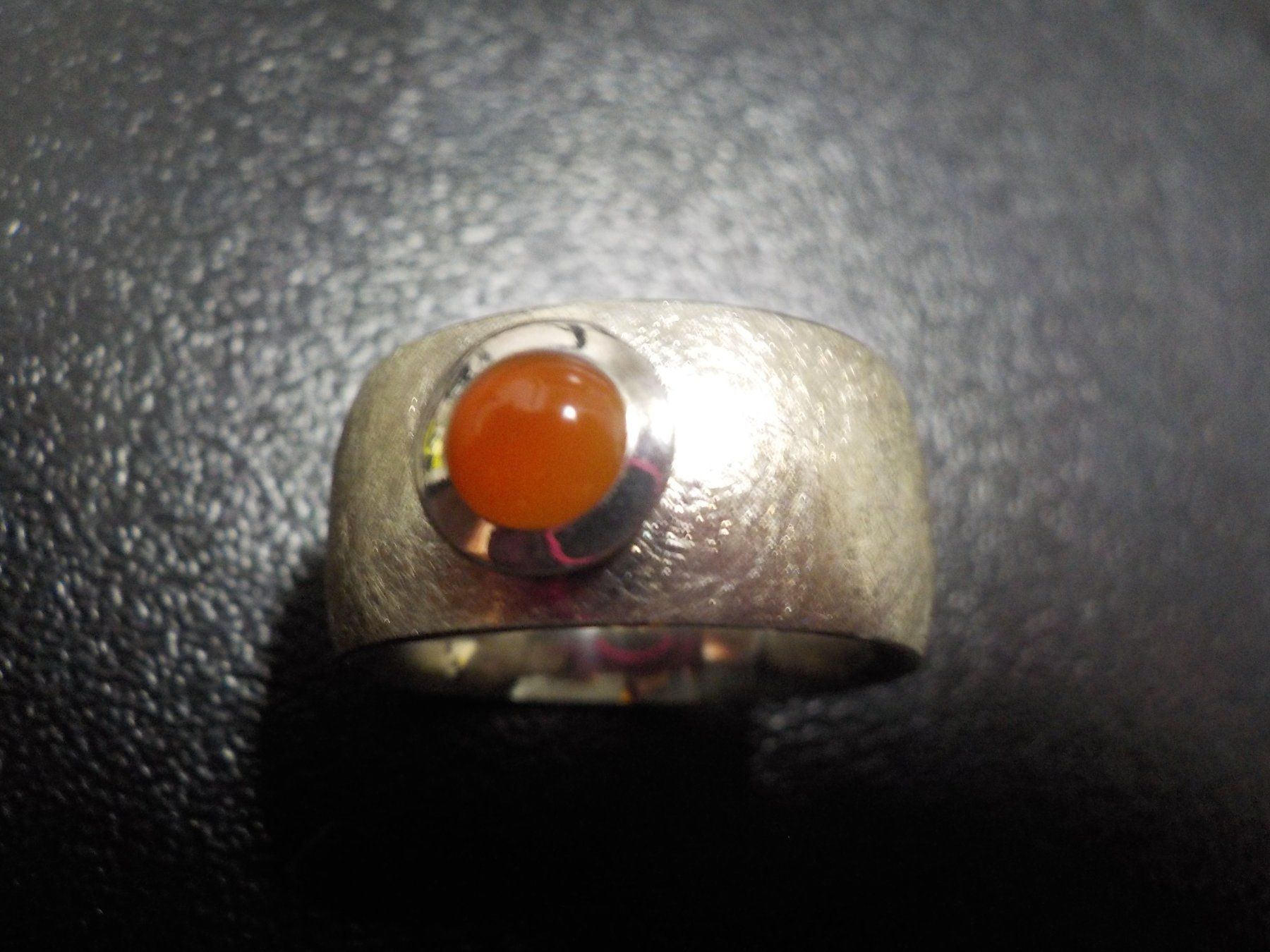 Ringe: Ring, Silber/Carneol, Durchm. 52mm (25) – Neu (gemäss Beschreibung) aus Muri b. Bern von Silberqualle 5