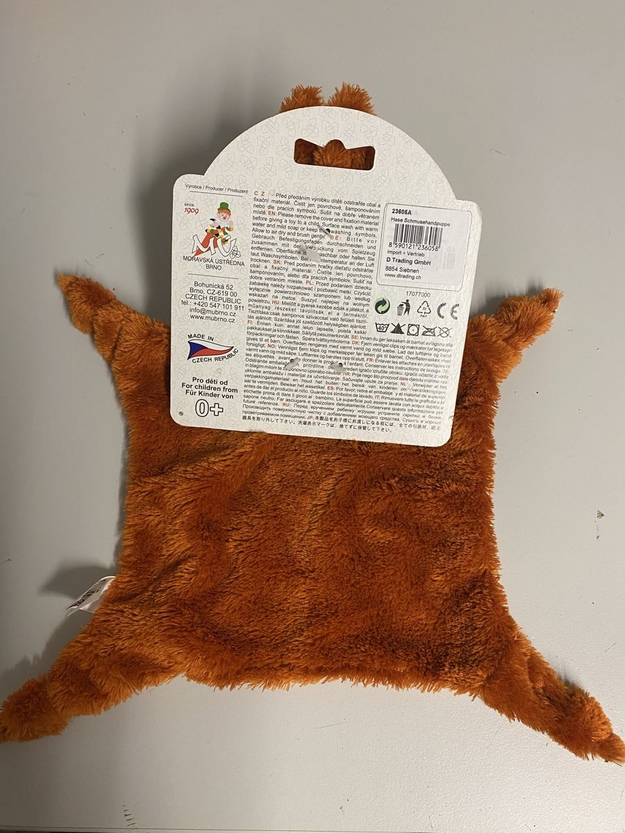 Giocattoli: Neu und OVP Schmusehandpuppe Hase – Nuovo e nell'imballaggio originale da Siebnen venduto da Diit 1