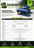 Ferngesteuerter Hangmäher-Roboter SB-1000SM Benzin