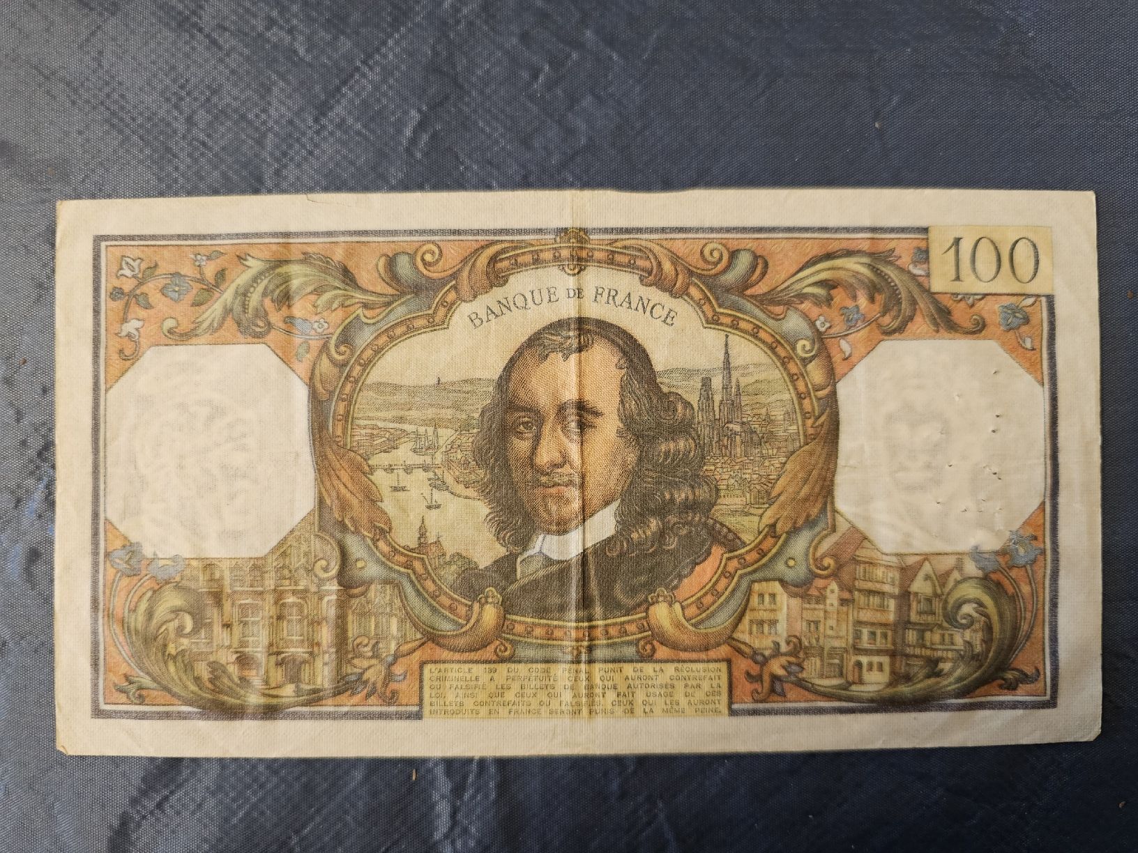 Banconote: France 100 fr. 1975 – Usato da Nidau venduto da Misterpix 1