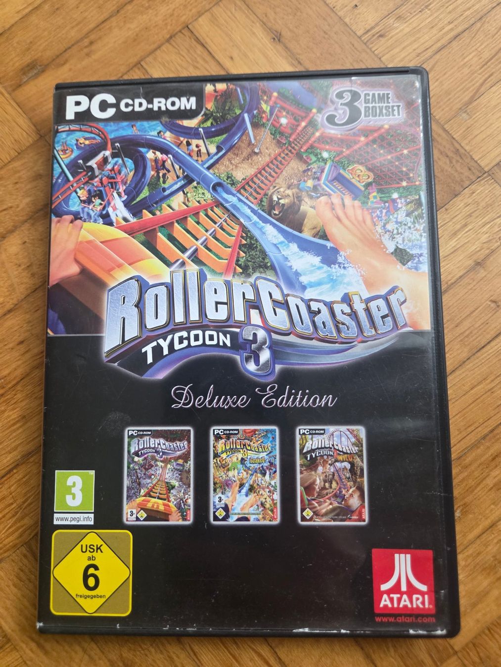 Atari Giochi: Rollercoaster Tycoon Deluxe Edition – Usato da Basel venduto da grandfamily