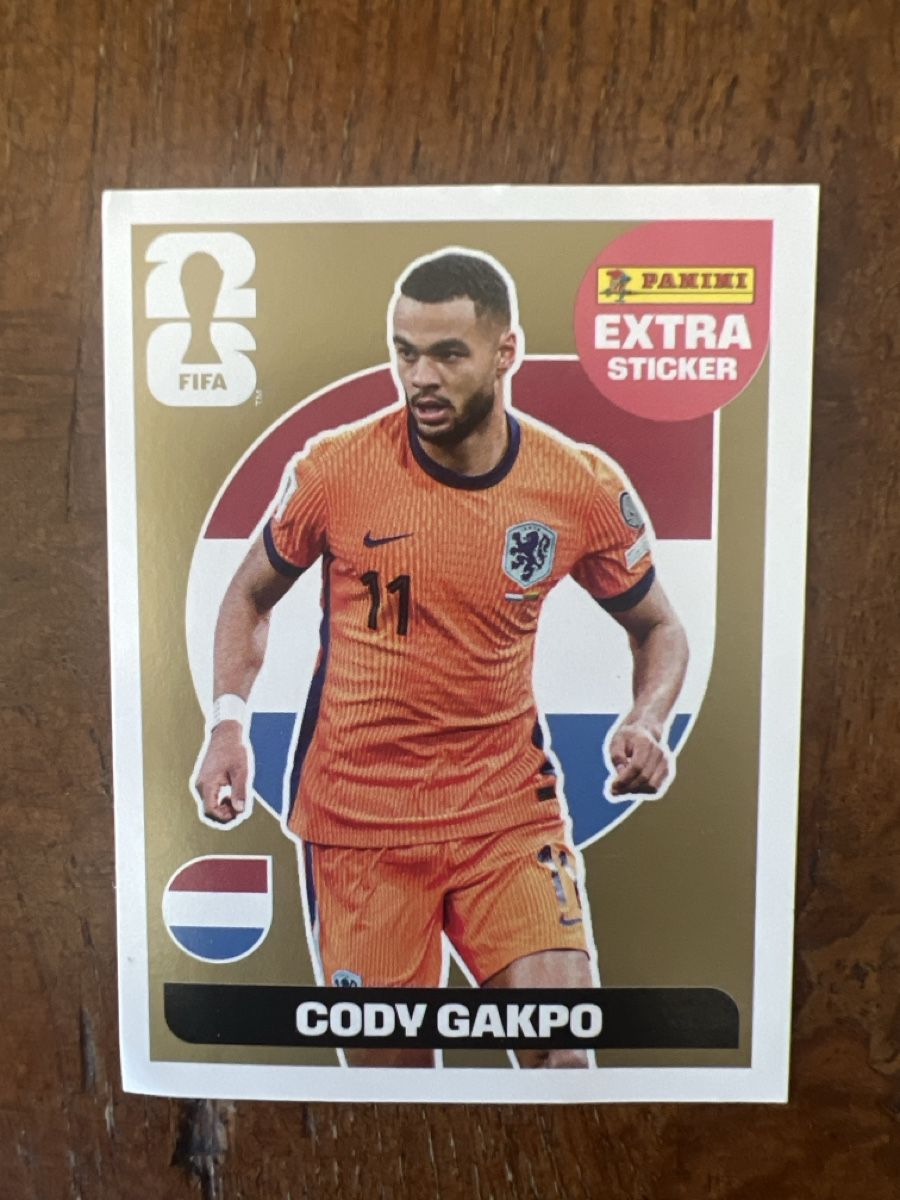 Panini Carte collezionabili: Cody Gakpo Panini Gold Sticker – Usato da Pfäffikon ZH venduto da bewa01