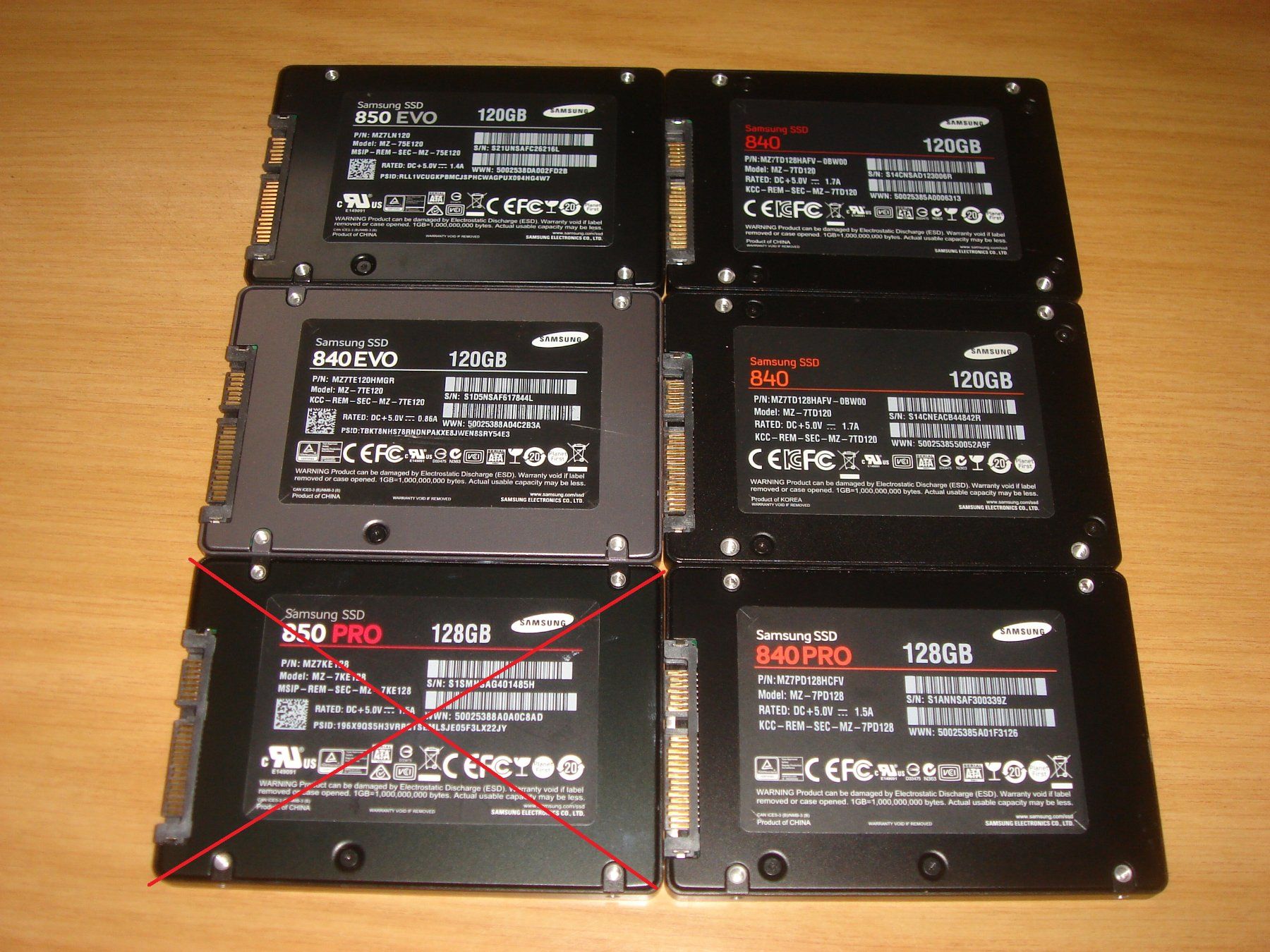 Samsung Dischi rigidi: 1 stück 120/128gb ssd. Getestet.Samsung – Usato da St. Gallen venduto da pc-sg