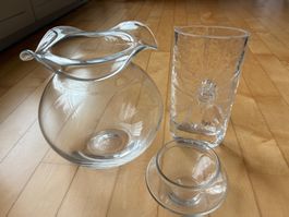 Glas Vasen Set, 3-teilig, zeitlos schön