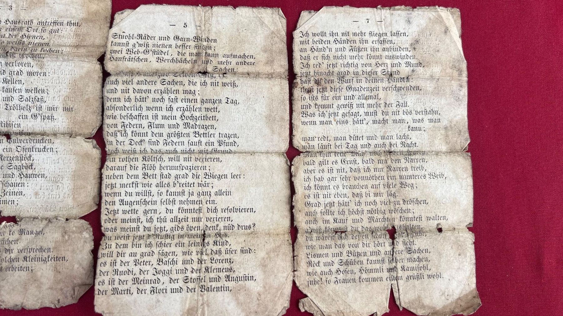 Bücher: Antikes  "Lustiges Gespräch eines Junggesellen",ca.1880 – Gebraucht aus Schübelbach von Dolly990_2 3