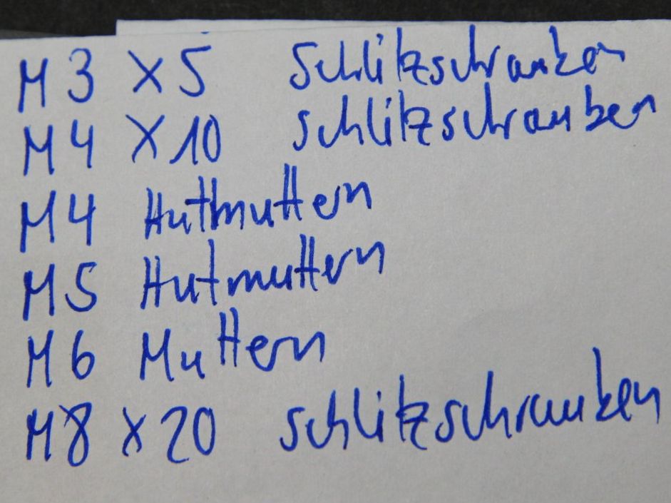 Tutti gli attrezzi: Schrauben und Muttern, Messing vernickelt – Nuovo (secondo la descrizione) da Hölstein venduto da Kraftpaket 5