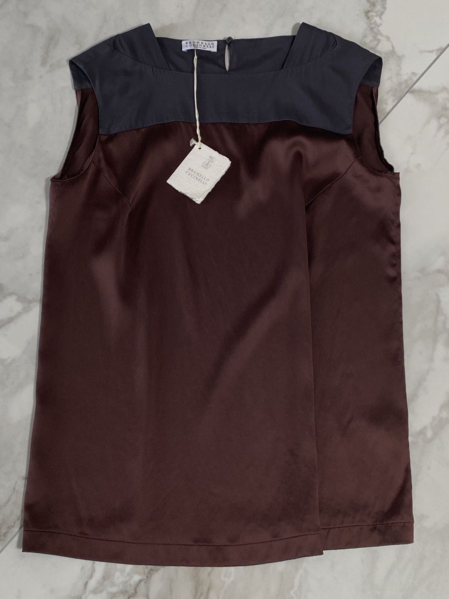 Brunello Cucinelli Tops: Seiden Top von Brunello Cucinelli Gr. M – Neu (gemäss Beschreibung) aus Estavayer-le-Lac von Mimmy02