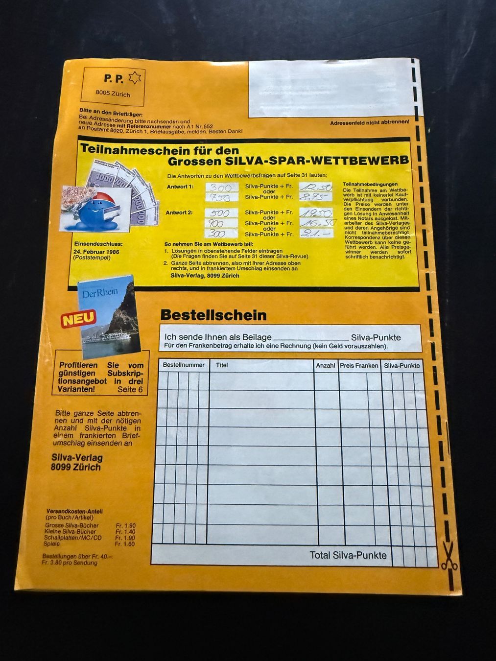 Riviste & Magazine: Silva Zeitschrift mit Albert Anker Kunstdruck, top! – Usato da Erstfeld venduto da Uhu1980 1