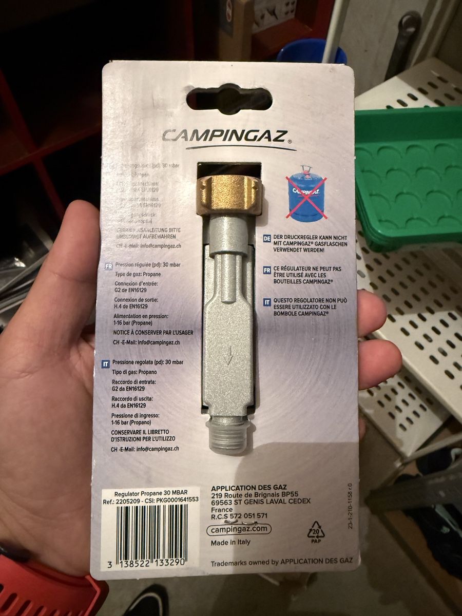 Systèmes de contrôle: Régulateur de pression Campingaz 30 mbar – Neuf avec emballage d'origine à Morges par may_2zmw 2