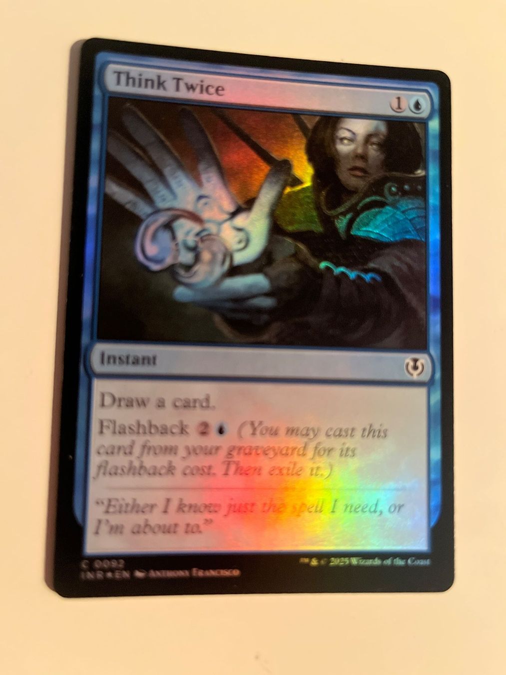 Magic The Gathering Carte collezionabili: 1 x Think Twice - FOIL - Magic: The Gathering - MtG – Usato da Kriens venduto da Shadi1980
