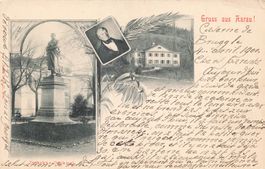 Aarau (AG) Zschokke-Denkmal im Stadtpark