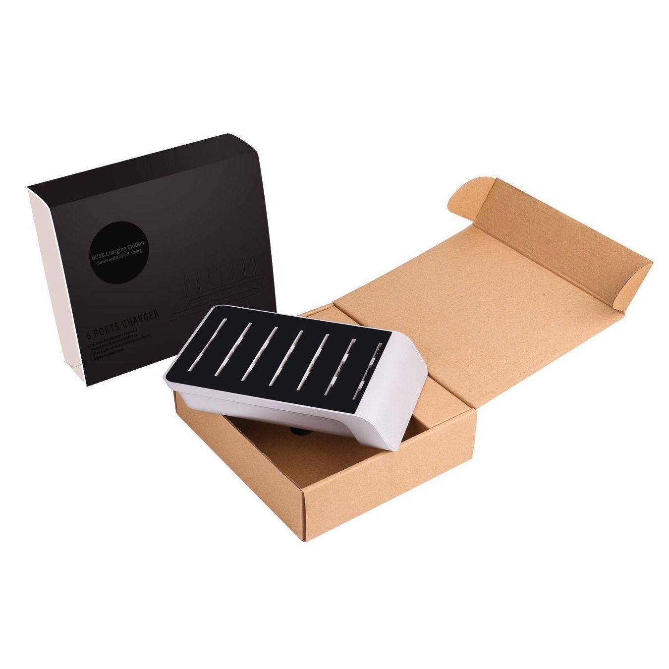 Caricabatterie: Station de Charge smart 6 Ports Chargeur – Nuovo e nell'imballaggio originale da Morges venduto da DigiAC 3