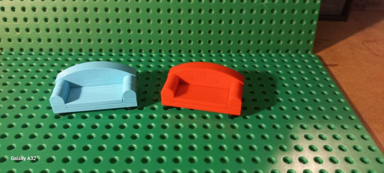Lego Jouets: Lot de 3 canapés Lego – D'occasion à La tour de treme par Legocreation82 1