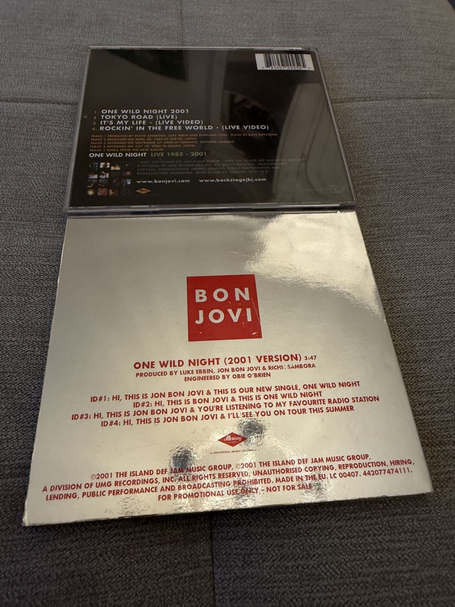 CD: Bon Jovi - 2 Singles One Wild Night – Usato da Bubikon venduto da Heidi70 1