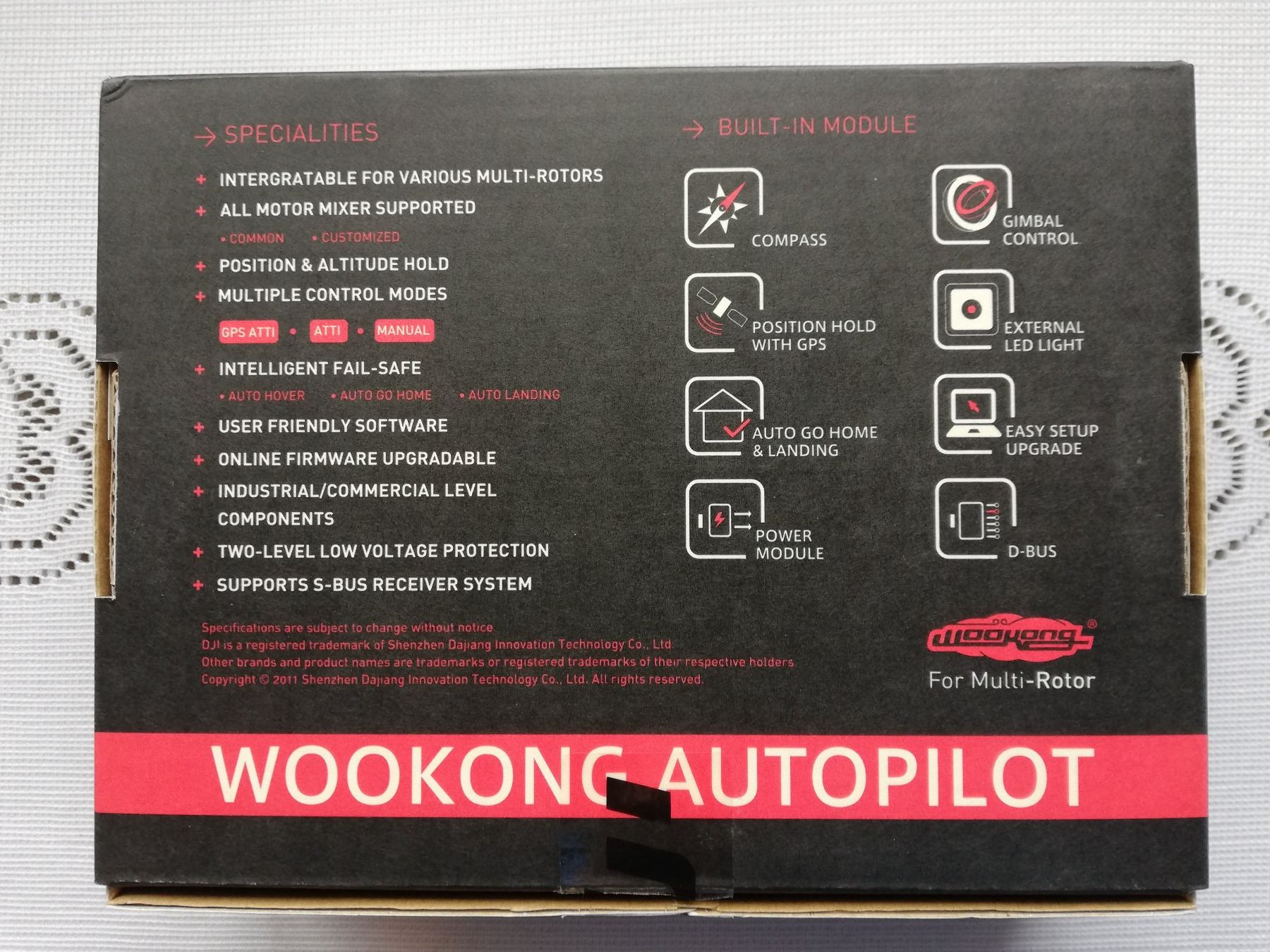 DJI Modellismo RC: DJI WOOKONG Autopilot Multi-Rotor – Nuovo e nell'imballaggio originale da Flüh venduto da AMS-Modellbau 1