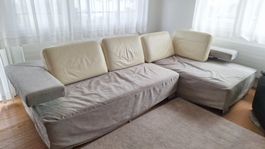 Ecksofa Echtleder 300 x 175