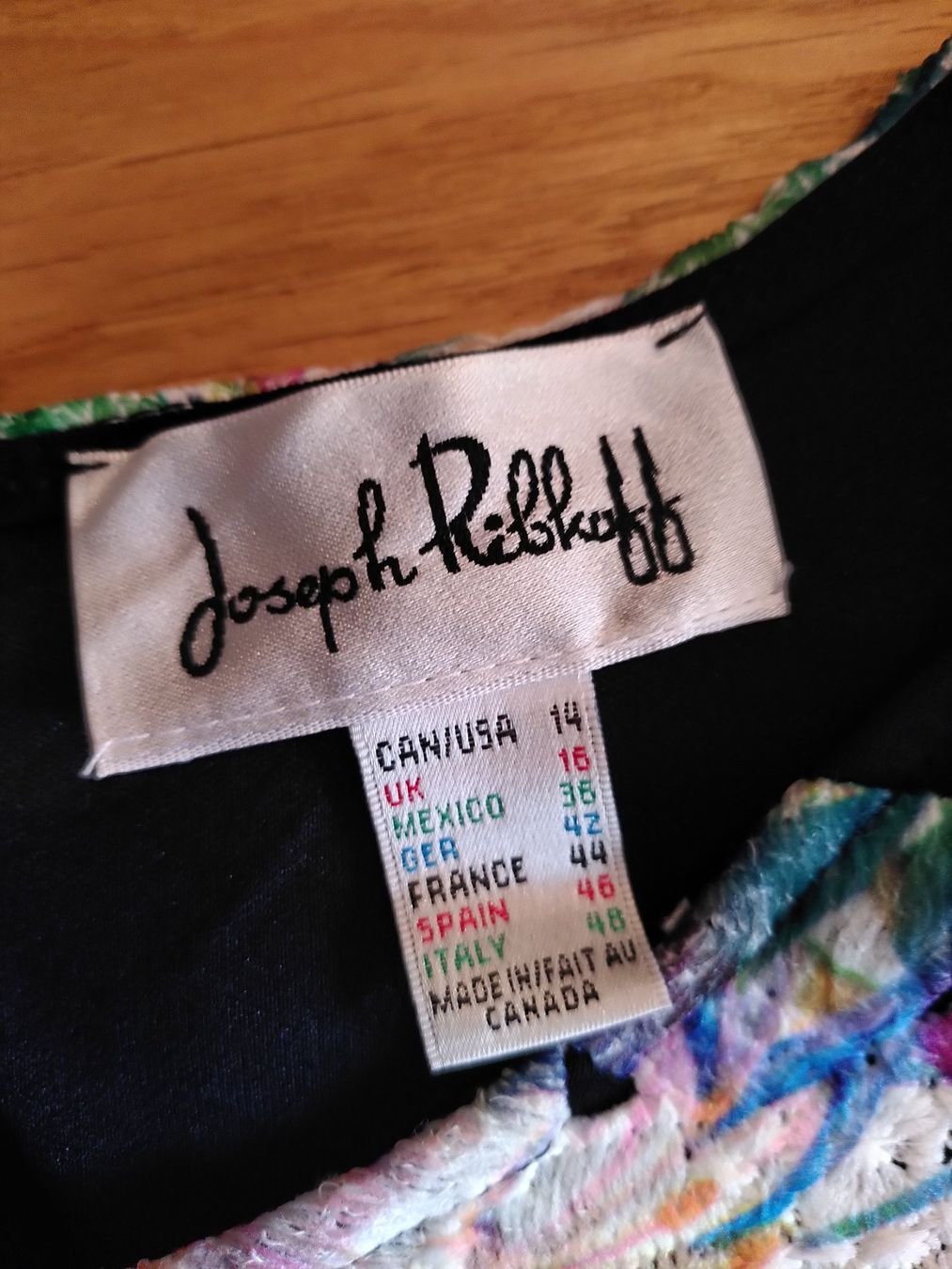 Joseph Ribkoff Vestiti: Blumenkleid von Joseph Ribkoff – Nuovo (secondo la descrizione) da Zürich venduto da van_5xbk 3