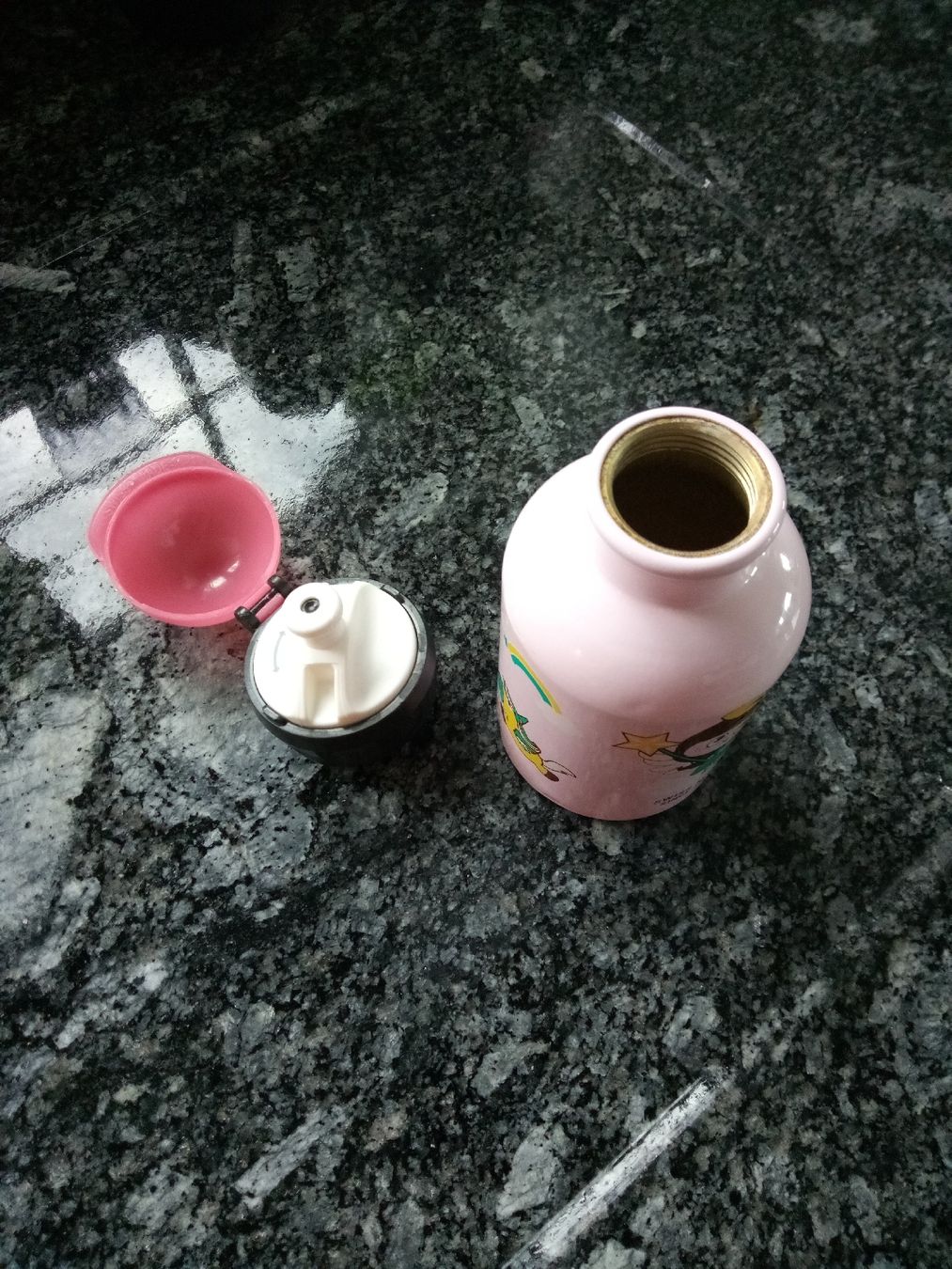 Sigg Borracce & Thermos: SIGG Trinkflasche Einhorn & Fee, rosa, CH-Produktion – Usato da Volketswil venduto da Car1 4