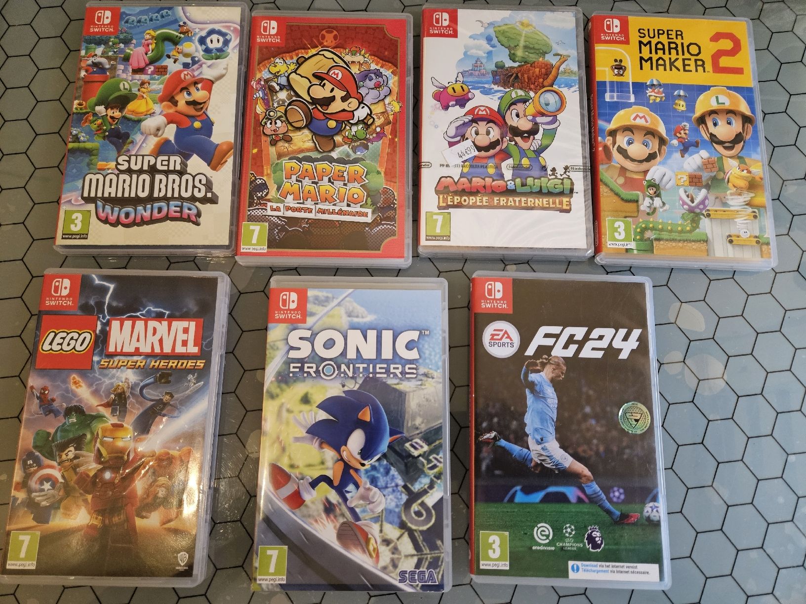 Nintendo Console: Nintendo Switch avec 7 super jeux – Usato da Genève venduto da Pedro67 3