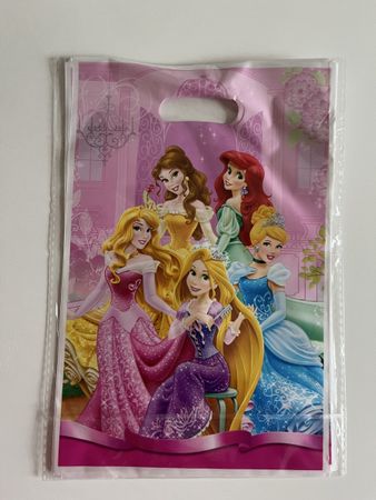 5Stk. Disney Prinzessinen, Plastiktaschen
