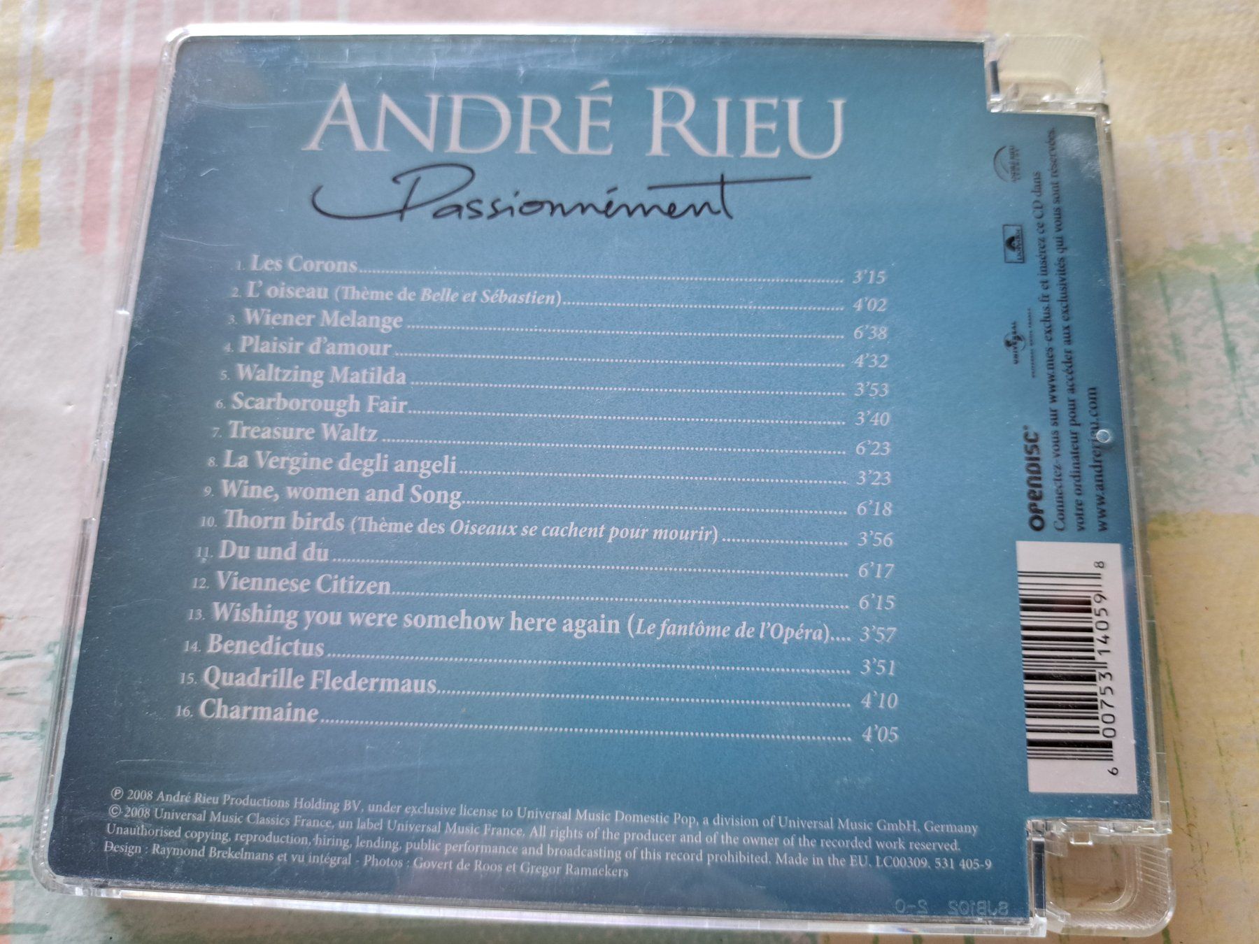 CD: Cd André Rieu - Passionnément  – Usato da Pully venduto da bro_n52j 1