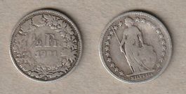 1/2 Franken 1877