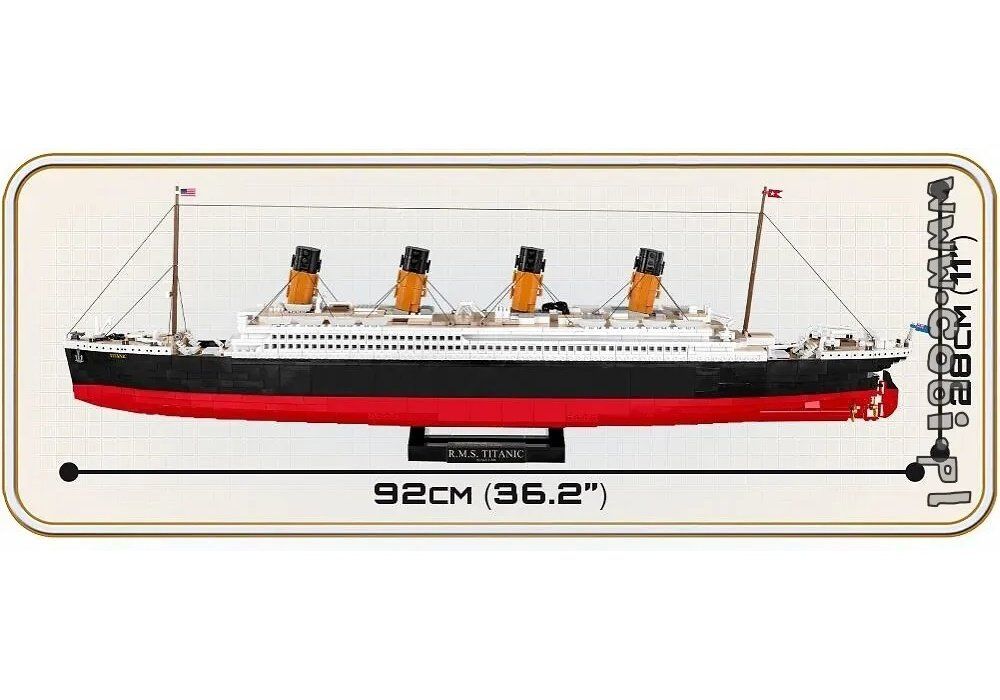Cobi Kit di costruzioni: COBI 1916 Titanic RMS, 1:300 – Usato da Basel venduto da SwissBrickBank 4