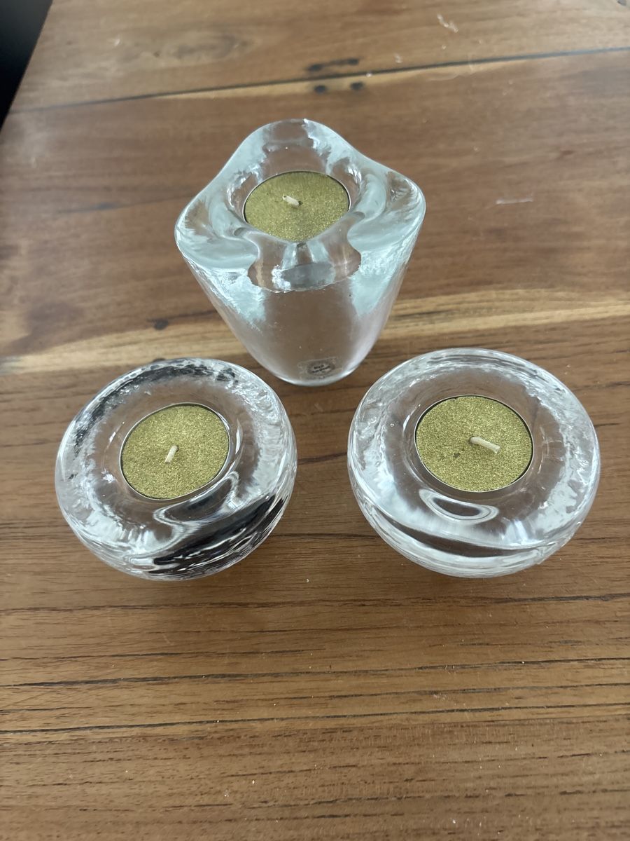 Glasi Hergiswil Bicchieri: Glas Kerzenbehälter Glasi Hergiswil – Usato da Kriens venduto da Wundertuete17 3
