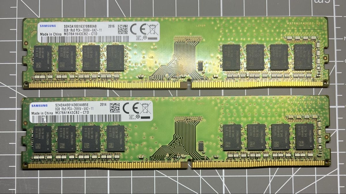 Samsung Memoria / RAM: Samsung RAM DDR4 8GB 2666 Mhz – Usato da Arosio venduto da pep_y2gj