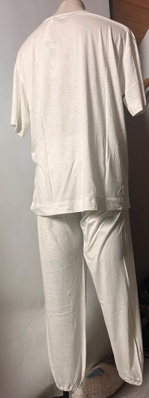 Triumph Negligees & Pigiami: TRIUMPH, Pyjama-Set Baumwolle/Modal, Grösse 44, Offwhite – Nuovo e nell'imballaggio originale da Rudolfstetten venduto da gst_g7xl 2