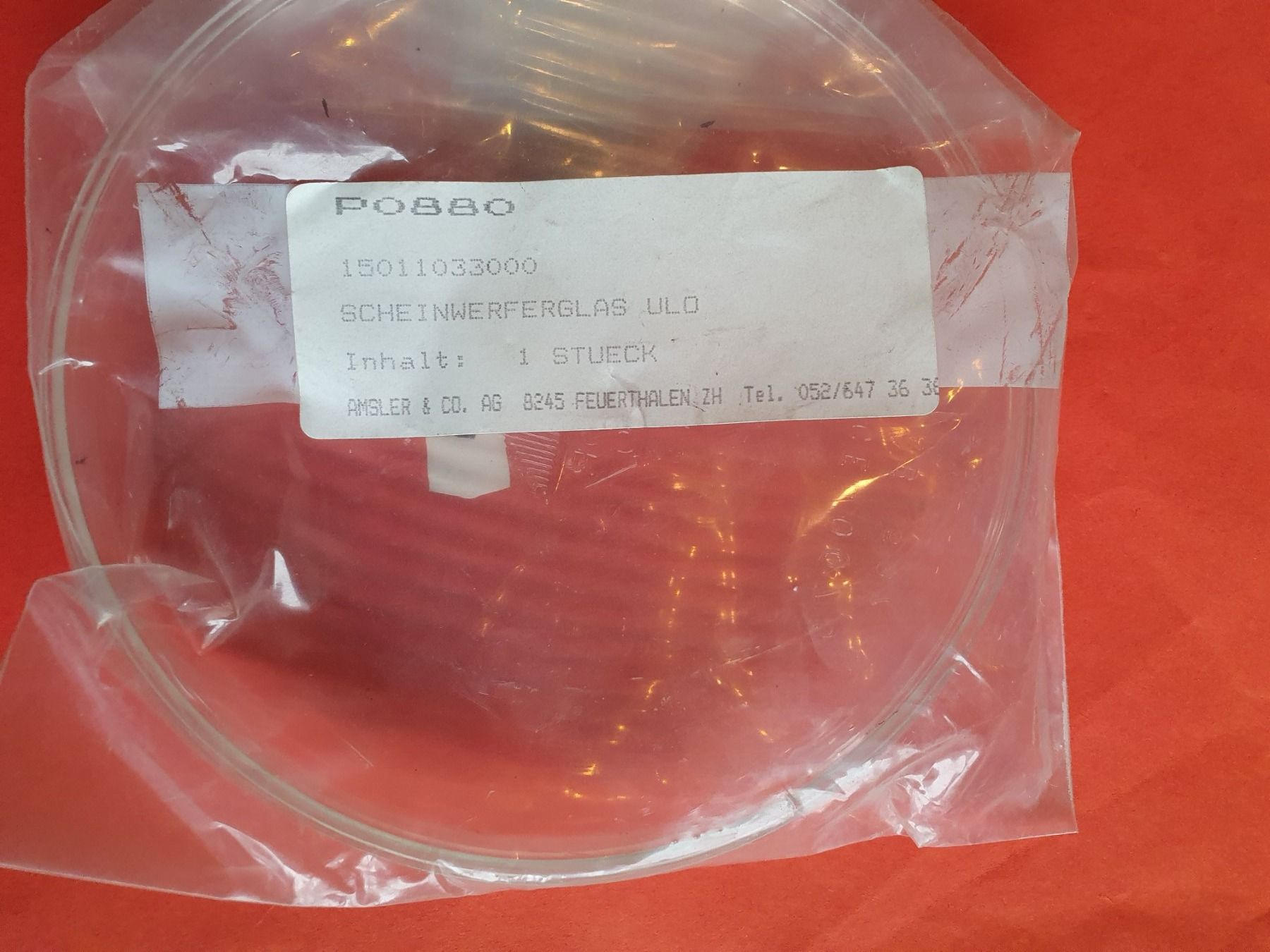 Pony Mofa-Ersatzteile: Mofa PONY NOS Lampenglas LUXOR ULO – Neu und originalverpackt aus Niedergösgen von  4