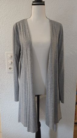 Leichte, graue Sommer Strickjacke von Rainbow Gr.36/38