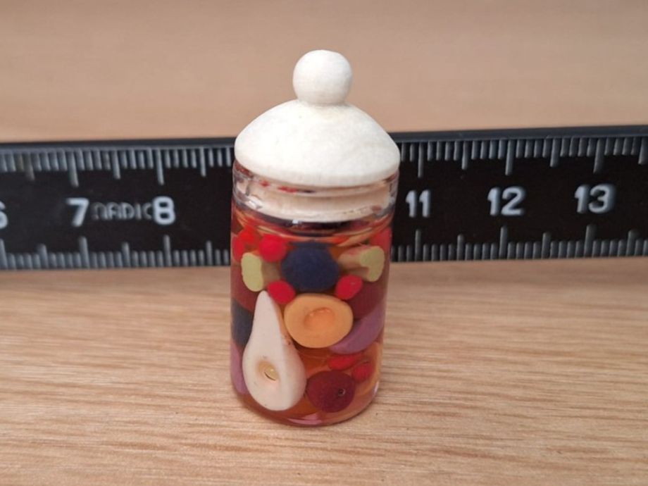 Case e mobili per bambole: Handmade Rumtopf – Nuovo (secondo la descrizione) da Zürich venduto da HandmadeTinyFood 1