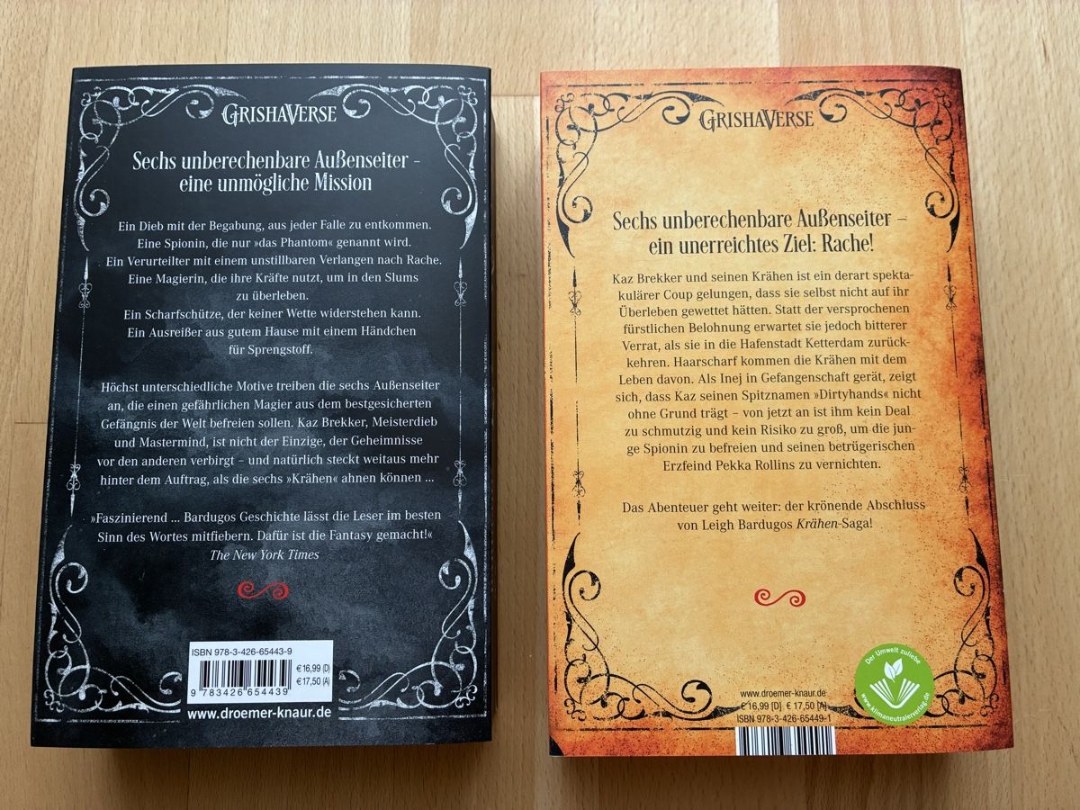Libri: LEIGH BARDUGO KRÄHEN-SAGA – Nuovo (secondo la descrizione) da Zwingen venduto da lar_m9ng 2