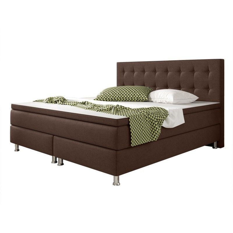 Letti: Boxspringbett 180x200cm KÖLN - Braun – Nuovo e nell'imballaggio originale da Wallenwil venduto da toesstal-vertrieb 2
