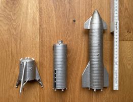 SPACEX Starhopper, Starship SN5 und SN6 1:200