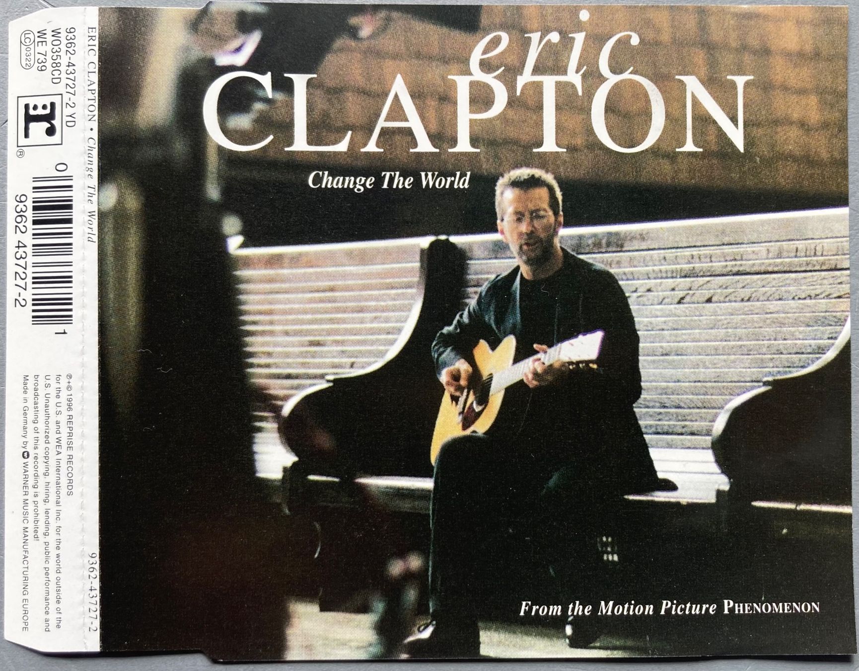 CDs: ERIC CLAPTON - CHANGE THE WORLD – D'occasion à Poliez-Pittet par Newtown-Records