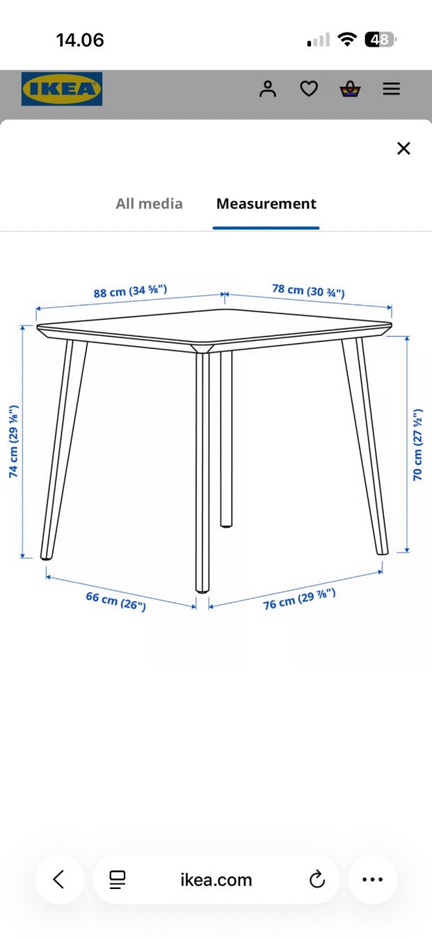 Ikea Set di tavolo e panche: IKEA Lisabo table and 4 dark grey chairs – Usato da Pratteln venduto da nad_b9cx 2