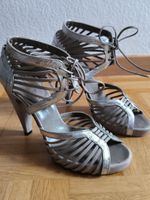 IXOS High-Heel Sandaletten -  36 - Silber / Perla Leder
