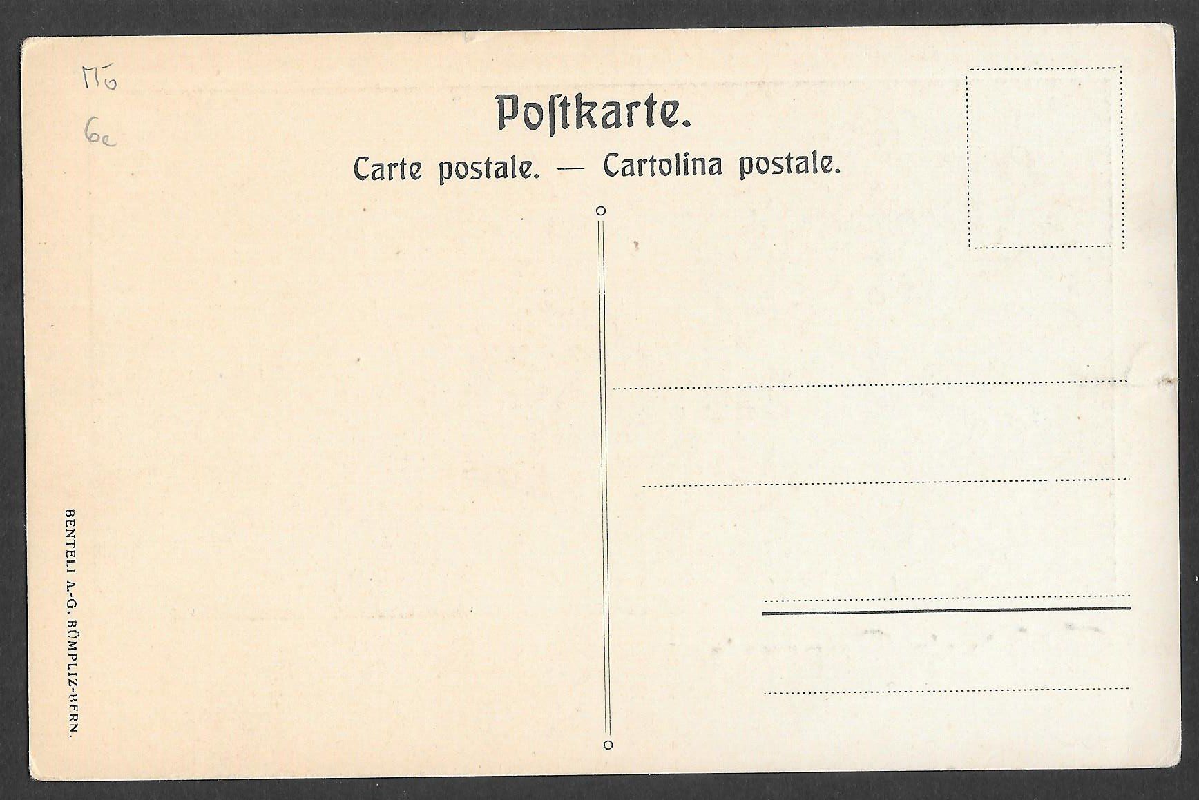 Cartoline postali: Studentenverbindung Zähringia Bernensis Bern – Usato da Olten venduto da clotaldi 1