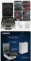 +AREBOS 1200-tlg Alu Werkzeugkoffer Werkz