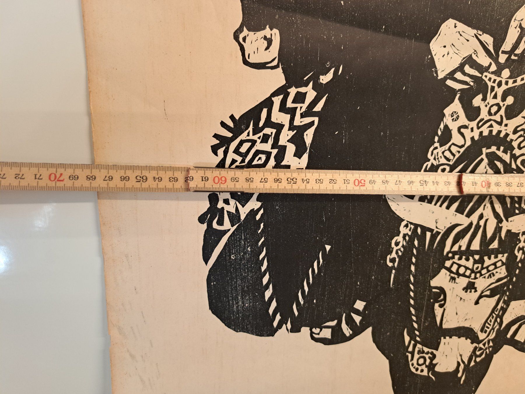 Xilografie: Holzschnitt Litho signiert/ Kunstobjrkt Bild – Usato da Belp venduto da deal-now 5