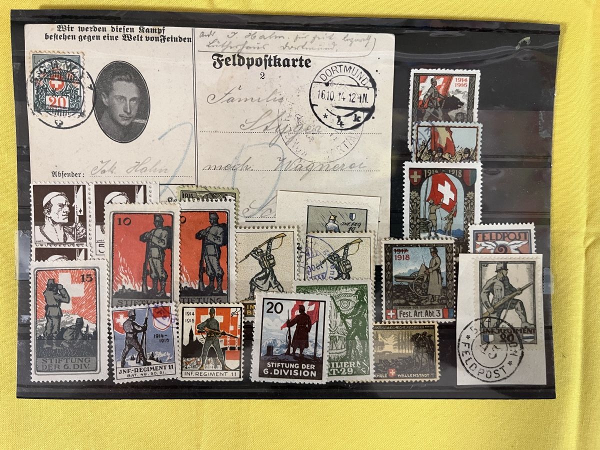 Tutti i francobolli: Soldatenmarken 1914 – Usato da Oberentfelden venduto da kar_sd97