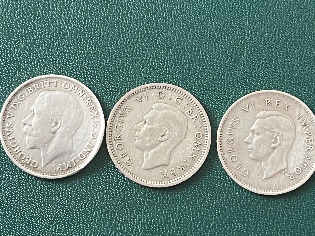 Alle Münzen: 3 Silbermünzen Three Pence – Gebraucht aus Neuenhof von Mastermind-00
