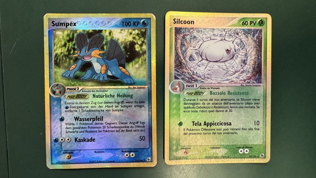 Pokémon Sammelbilder & Trading cards: 9 REVERSES CARDS RUBY & SAPPHIRE  – Gebraucht aus Belprahon von Rob_ain 1
