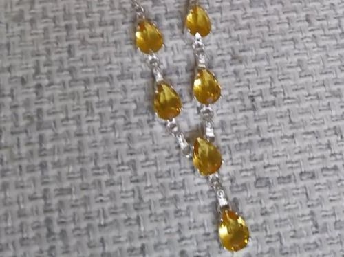 Ketten: Yellow Citrine Gemstone Handmade 925 SS – Neu und originalverpackt aus Gächlingen von CHARLEZGIFTS 5