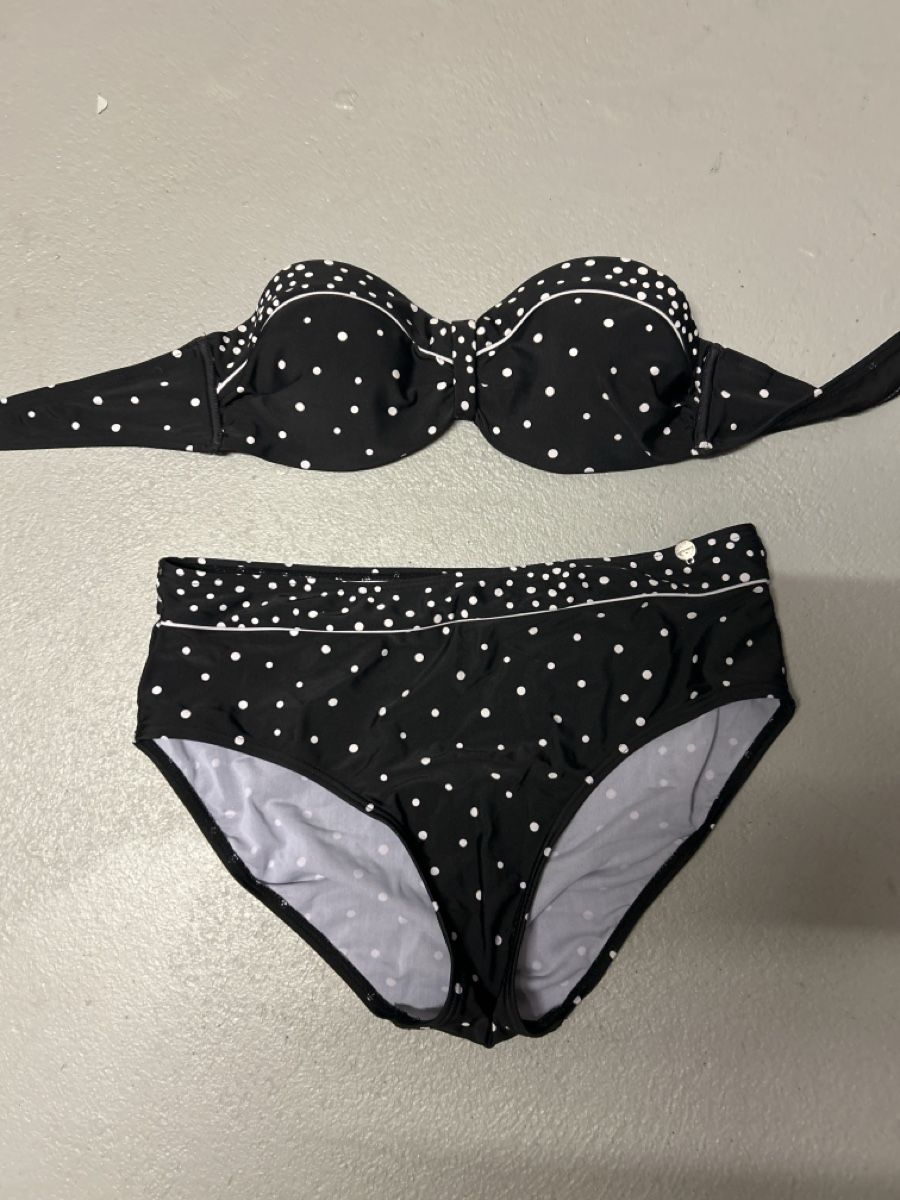Costumi da bagno & Bikini: Schwarzer Polka Bikini, Grösse M neu – Nuovo (secondo la descrizione) da Wädenswil venduto da Giez33