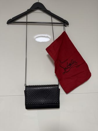 Handtasche Christian Louboutin schwarz